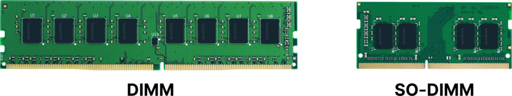 dimm vs so-dimm; goodram; dram; memory modules