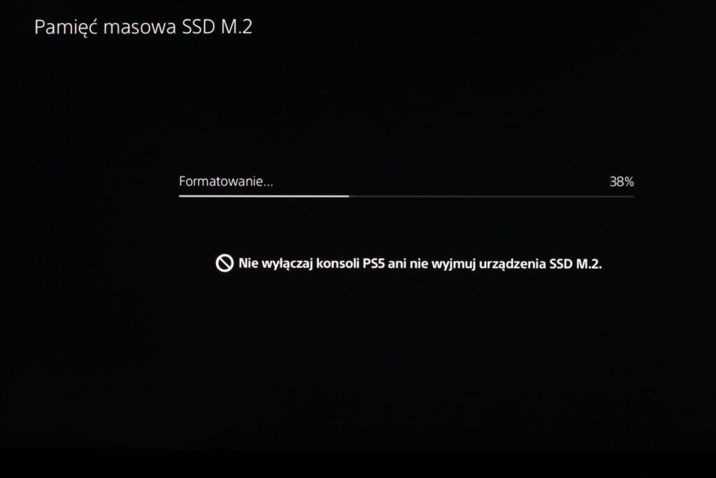The second screen showing the process of configuring the IRDM PRO SLIM drive in the PlayStation console