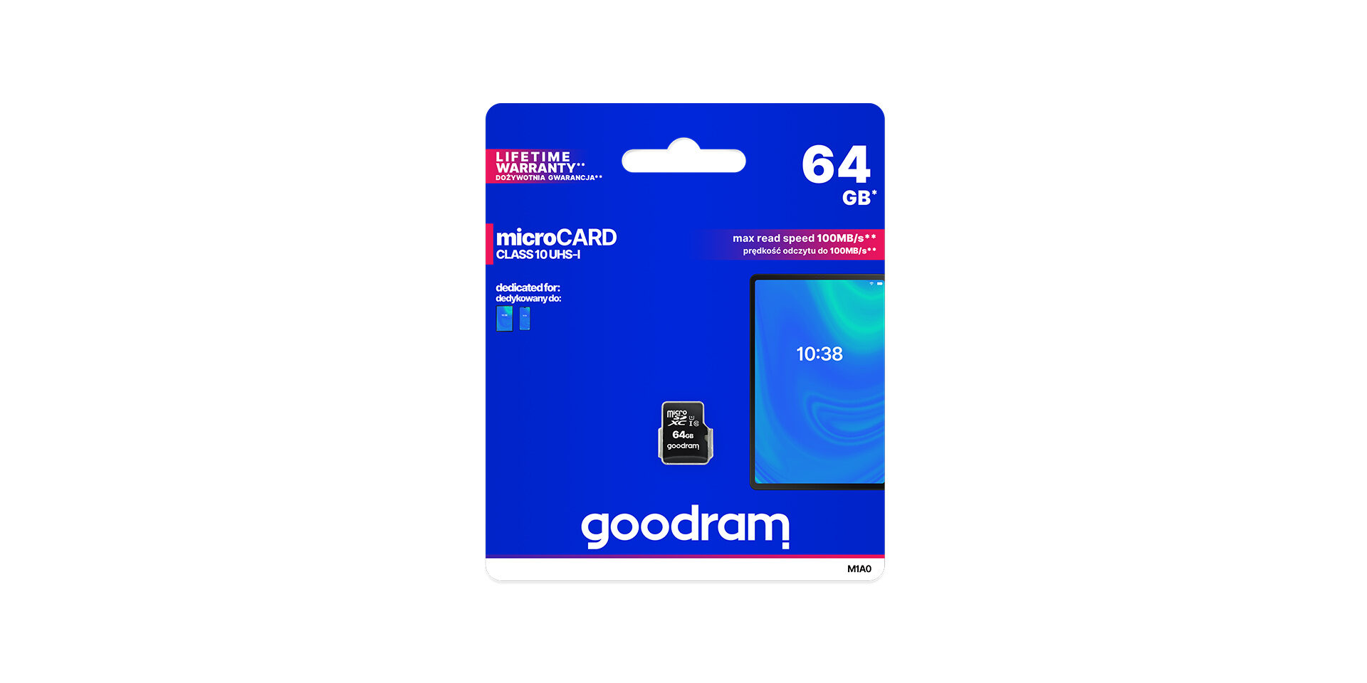 M1A0/M1AA microCARD marki Goodram w opakowaniu