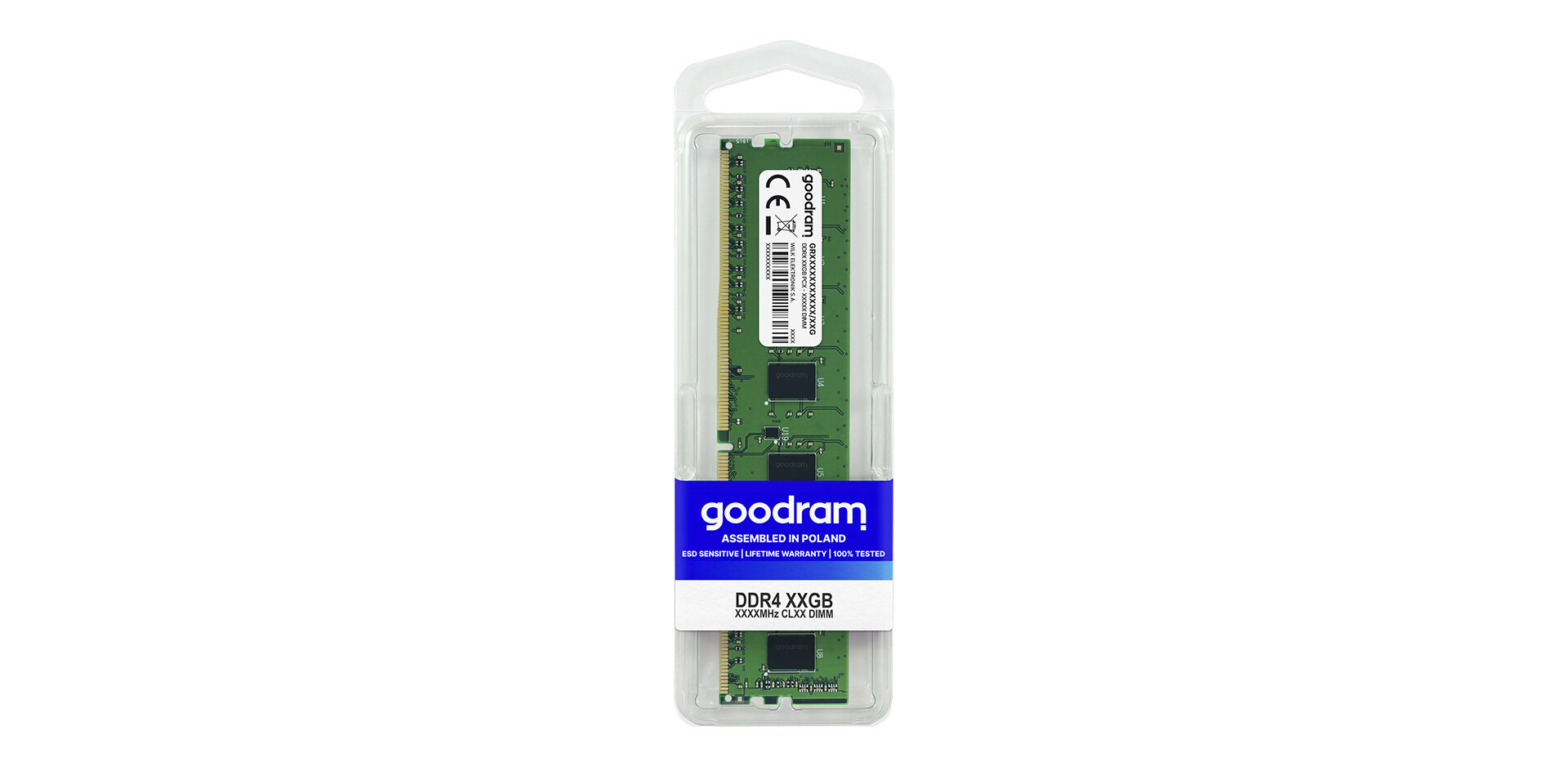 SSD DDR4 DIMM marki Goodram w opakowaniu