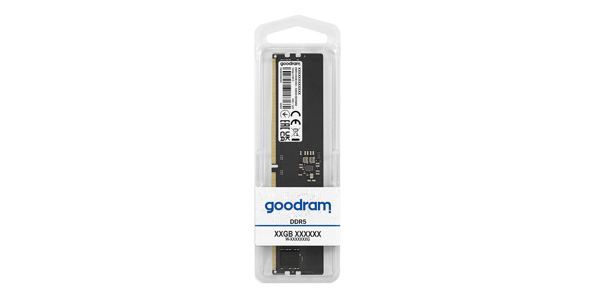 SSD DDR5 DIMM marki Goodram w opakowaniu