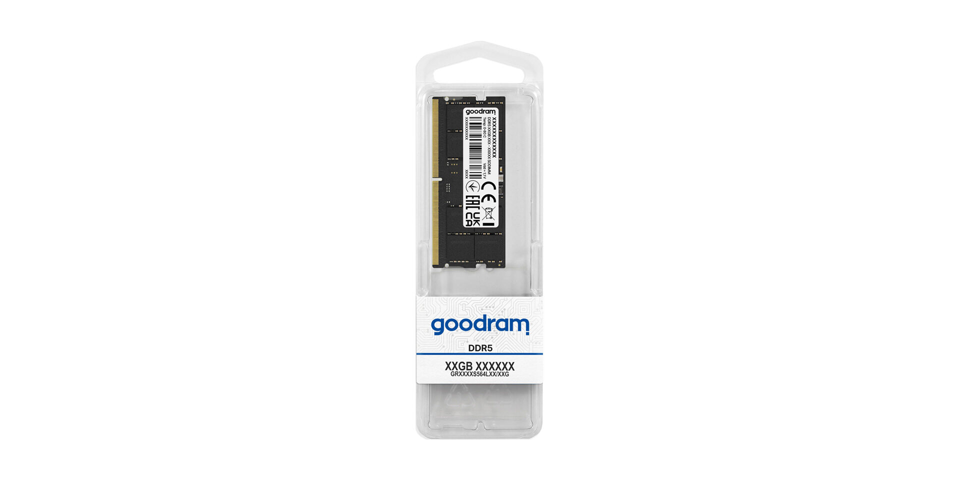 SSD DDR5 SODIMM marki Goodram w opakowaniu