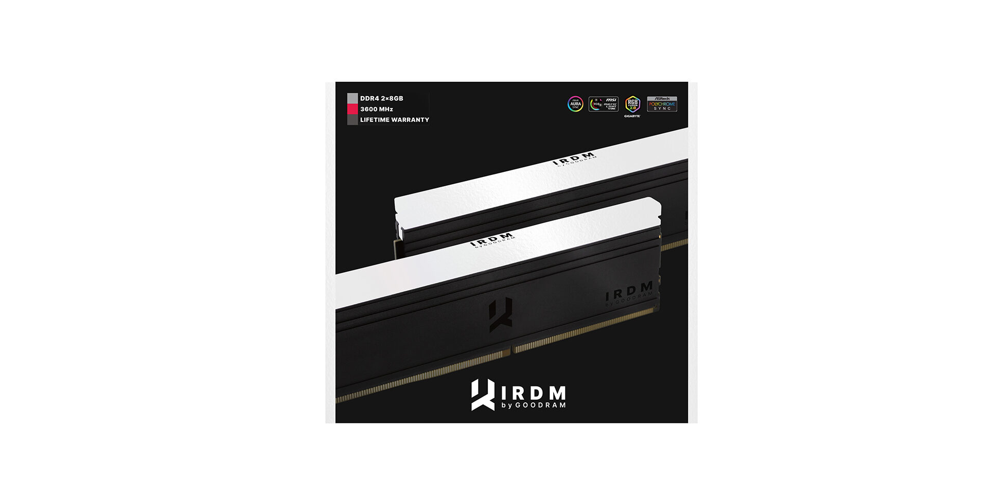 opakowanie dysku IRDM DRAM RGB BLACK