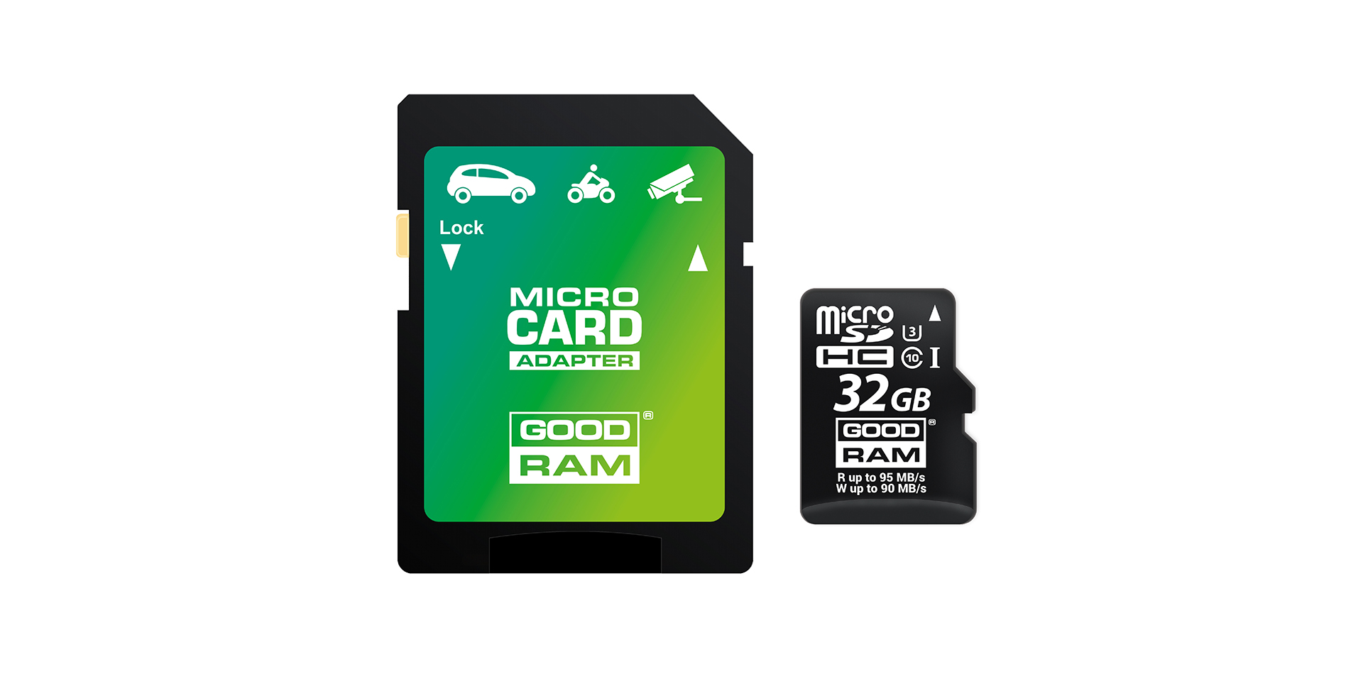 Microcard with adapter