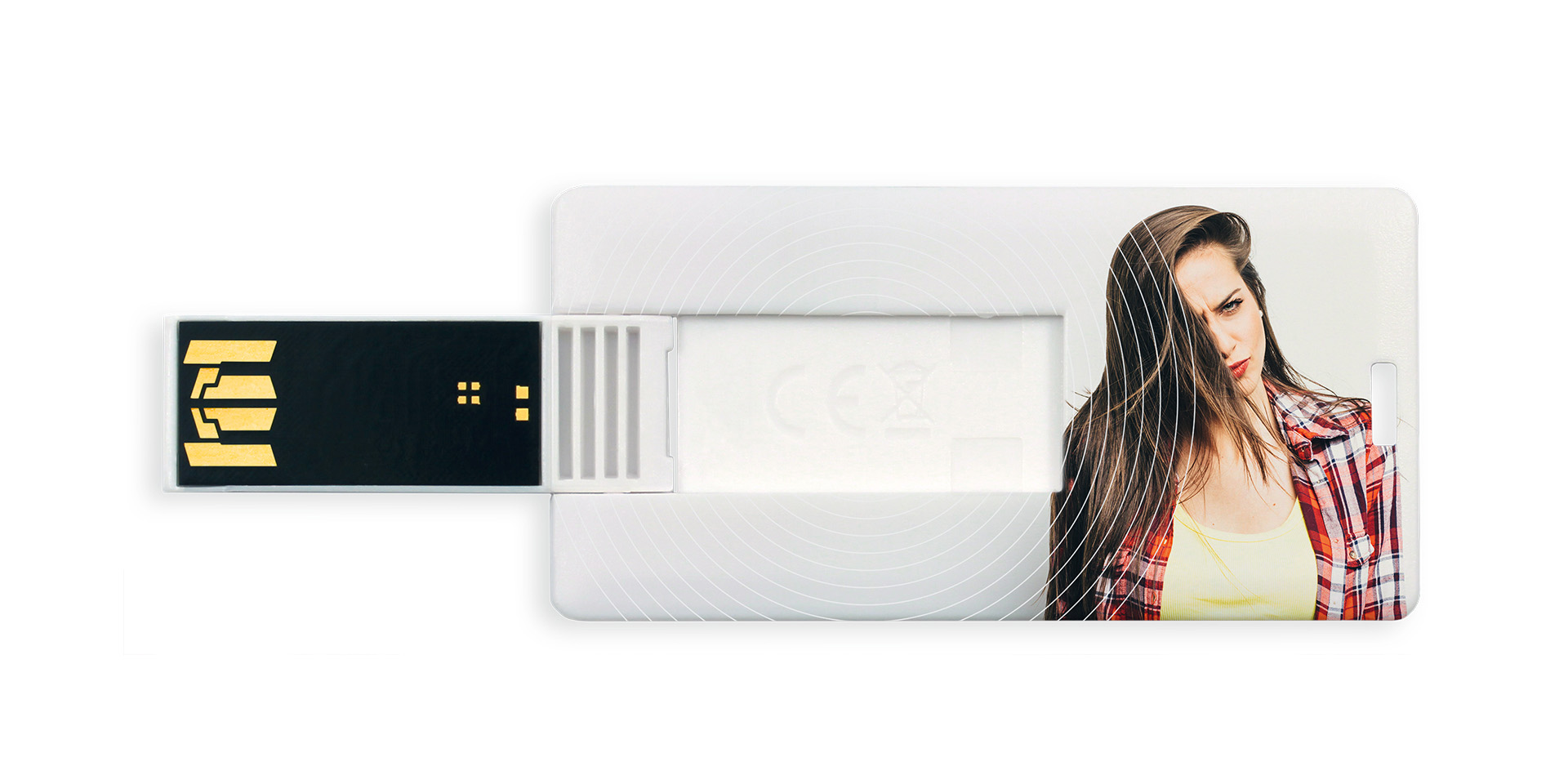 Kreditkarten USB für Farbdruck