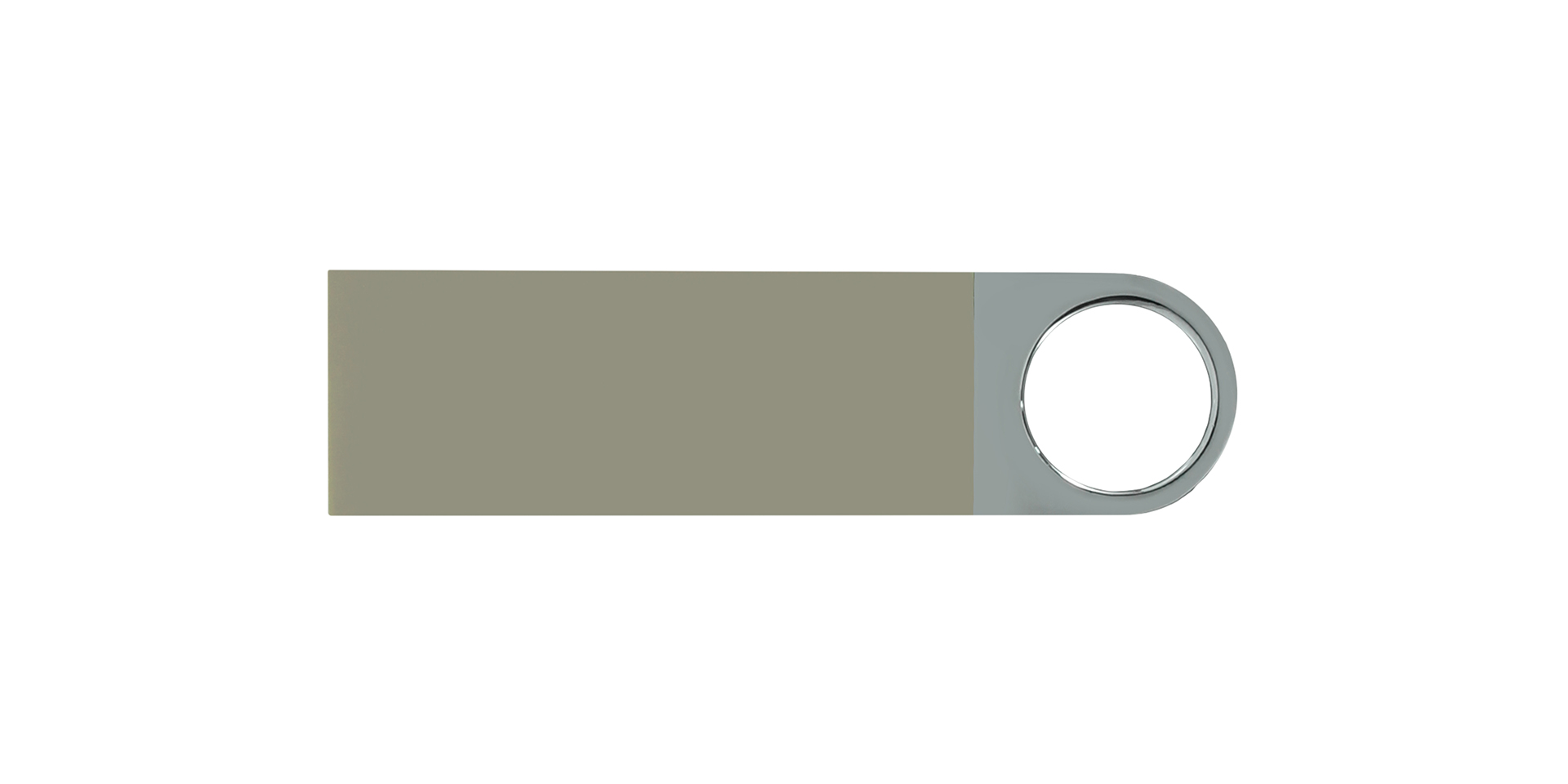 Silver USB for logotype engraving