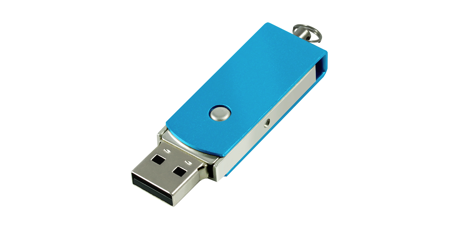Blue USB as a gift