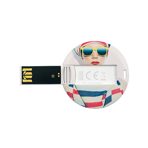 Tarjeta USB redonda