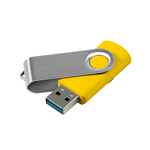 USB jaune pour l'impression couleur
